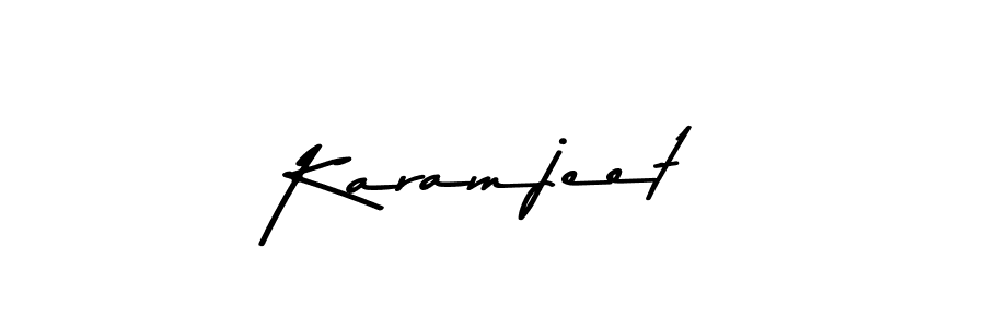 You should practise on your own different ways (Asem Kandis PERSONAL USE) to write your name (Karamjeet) in signature. don't let someone else do it for you. Karamjeet signature style 9 images and pictures png