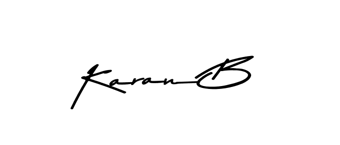 How to make Karan B signature? Asem Kandis PERSONAL USE is a professional autograph style. Create handwritten signature for Karan B name. Karan B signature style 9 images and pictures png