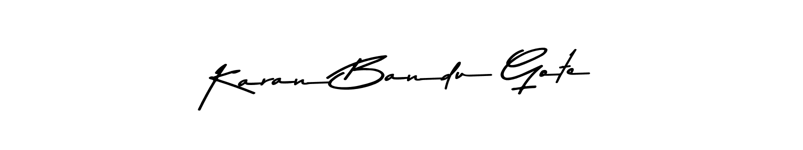 How to make Karan Bandu Gote signature? Asem Kandis PERSONAL USE is a professional autograph style. Create handwritten signature for Karan Bandu Gote name. Karan Bandu Gote signature style 9 images and pictures png