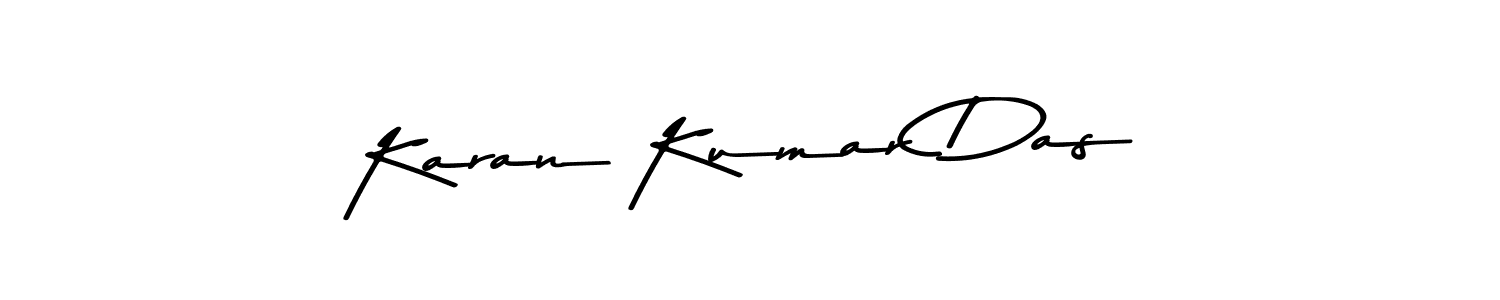Create a beautiful signature design for name Karan Kumar Das. With this signature (Asem Kandis PERSONAL USE) fonts, you can make a handwritten signature for free. Karan Kumar Das signature style 9 images and pictures png