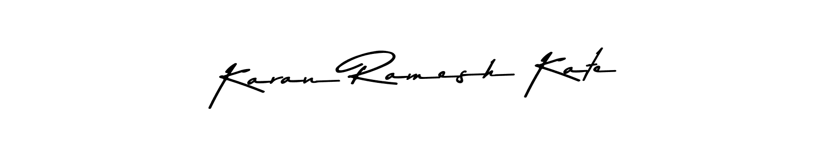 if you are searching for the best signature style for your name Karan Ramesh Kate. so please give up your signature search. here we have designed multiple signature styles  using Asem Kandis PERSONAL USE. Karan Ramesh Kate signature style 9 images and pictures png