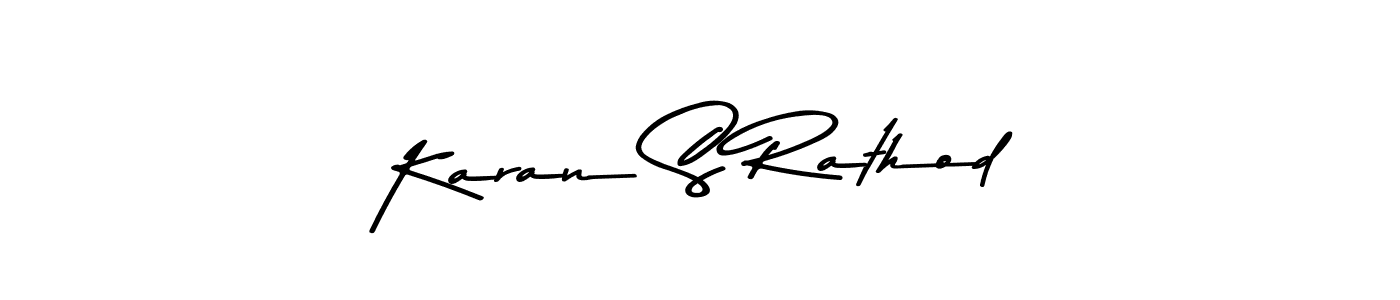Use a signature maker to create a handwritten signature online. With this signature software, you can design (Asem Kandis PERSONAL USE) your own signature for name Karan S Rathod. Karan S Rathod signature style 9 images and pictures png