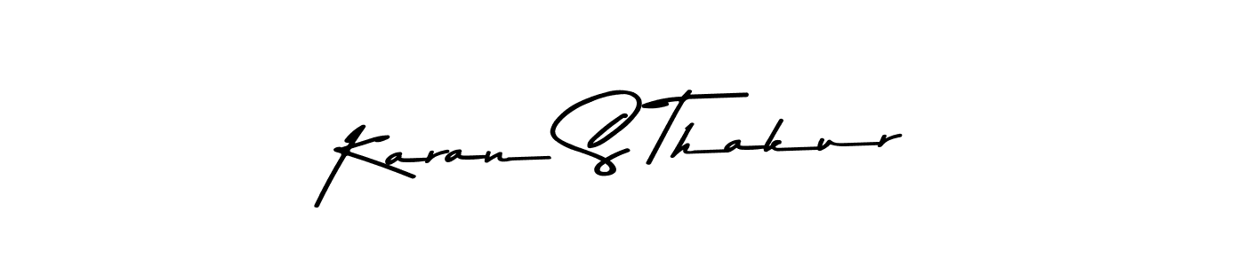 Use a signature maker to create a handwritten signature online. With this signature software, you can design (Asem Kandis PERSONAL USE) your own signature for name Karan S Thakur. Karan S Thakur signature style 9 images and pictures png