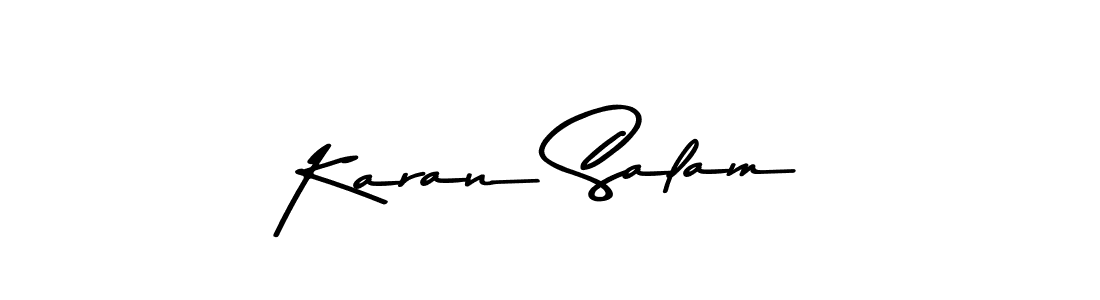 The best way (Asem Kandis PERSONAL USE) to make a short signature is to pick only two or three words in your name. The name Karan Salam include a total of six letters. For converting this name. Karan Salam signature style 9 images and pictures png