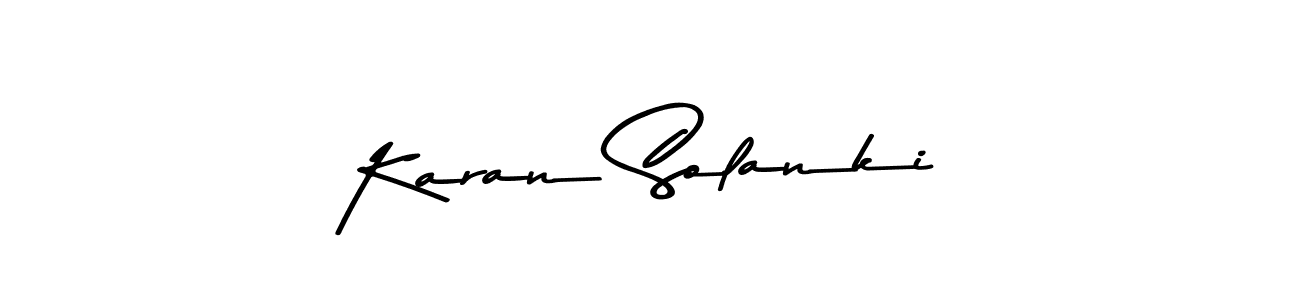 Design your own signature with our free online signature maker. With this signature software, you can create a handwritten (Asem Kandis PERSONAL USE) signature for name Karan Solanki. Karan Solanki signature style 9 images and pictures png