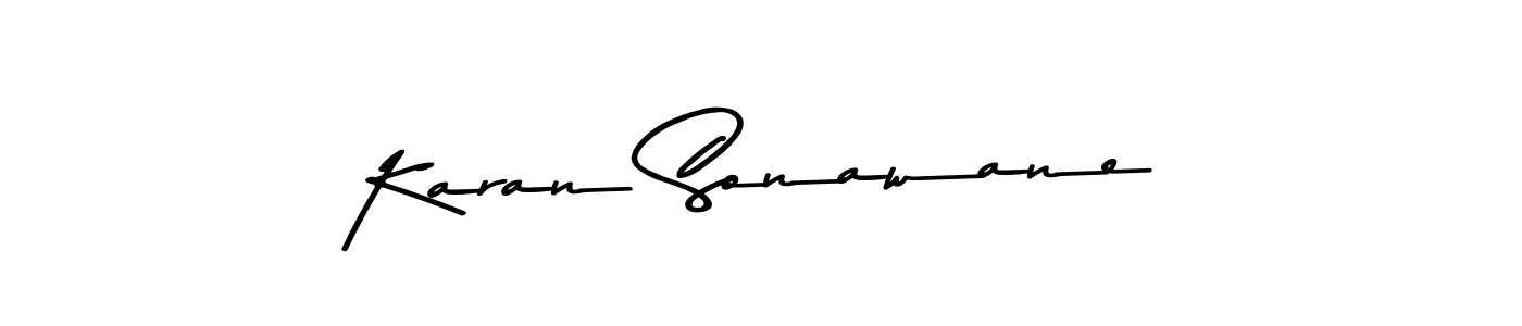 This is the best signature style for the Karan Sonawane name. Also you like these signature font (Asem Kandis PERSONAL USE). Mix name signature. Karan Sonawane signature style 9 images and pictures png