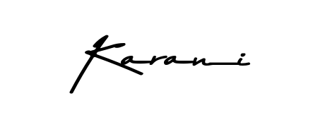 Also You can easily find your signature by using the search form. We will create Karani name handwritten signature images for you free of cost using Asem Kandis PERSONAL USE sign style. Karani signature style 9 images and pictures png