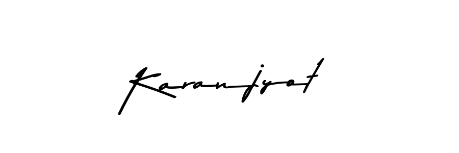 Design your own signature with our free online signature maker. With this signature software, you can create a handwritten (Asem Kandis PERSONAL USE) signature for name Karanjyot. Karanjyot signature style 9 images and pictures png