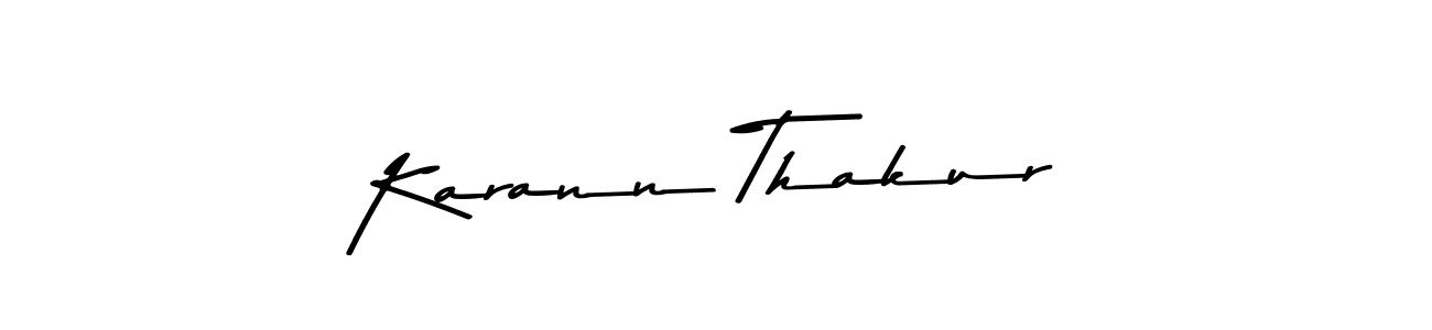 This is the best signature style for the Karann Thakur name. Also you like these signature font (Asem Kandis PERSONAL USE). Mix name signature. Karann Thakur signature style 9 images and pictures png
