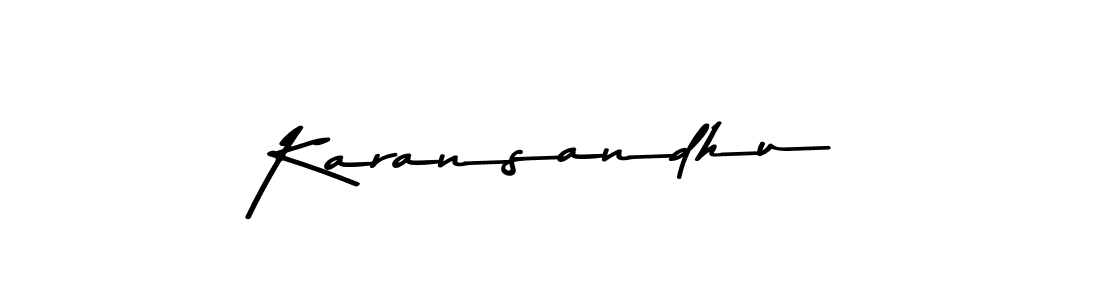 Similarly Asem Kandis PERSONAL USE is the best handwritten signature design. Signature creator online .You can use it as an online autograph creator for name Karansandhu. Karansandhu signature style 9 images and pictures png
