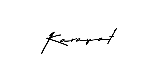 Similarly Asem Kandis PERSONAL USE is the best handwritten signature design. Signature creator online .You can use it as an online autograph creator for name Karayat. Karayat signature style 9 images and pictures png