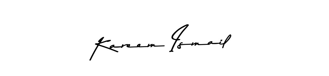 Make a beautiful signature design for name Kareem Ismail. With this signature (Asem Kandis PERSONAL USE) style, you can create a handwritten signature for free. Kareem Ismail signature style 9 images and pictures png