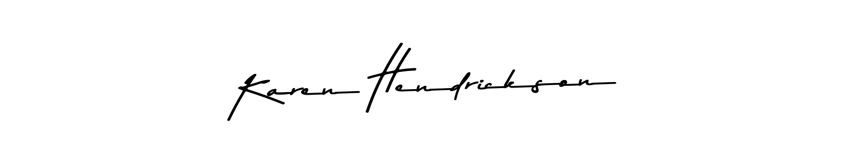 Use a signature maker to create a handwritten signature online. With this signature software, you can design (Asem Kandis PERSONAL USE) your own signature for name Karen Hendrickson. Karen Hendrickson signature style 9 images and pictures png