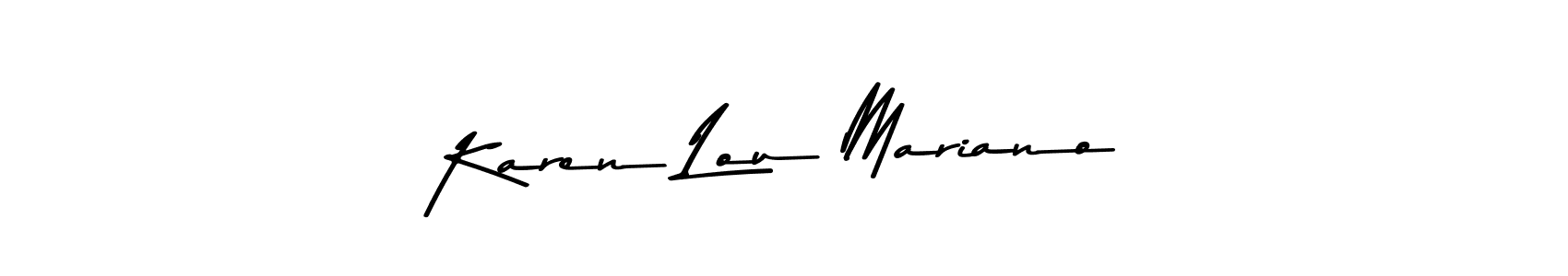 Make a beautiful signature design for name Karen Lou Mariano. Use this online signature maker to create a handwritten signature for free. Karen Lou Mariano signature style 9 images and pictures png