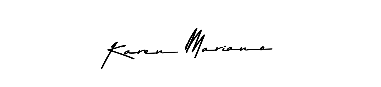 You should practise on your own different ways (Asem Kandis PERSONAL USE) to write your name (Karen Mariano) in signature. don't let someone else do it for you. Karen Mariano signature style 9 images and pictures png