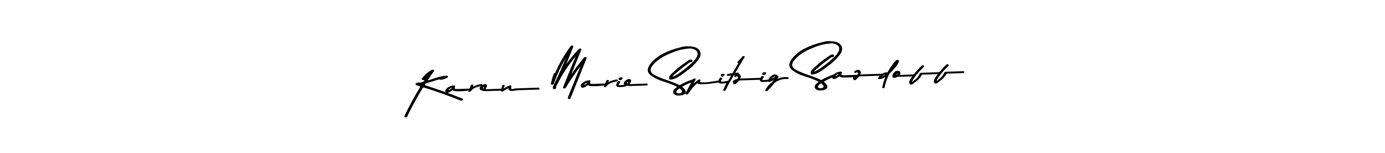 Check out images of Autograph of Karen Marie Spitzig Sazdoff name. Actor Karen Marie Spitzig Sazdoff Signature Style. Asem Kandis PERSONAL USE is a professional sign style online. Karen Marie Spitzig Sazdoff signature style 9 images and pictures png