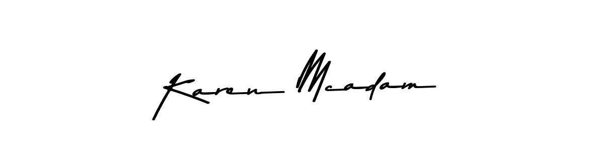 Make a beautiful signature design for name Karen Mcadam. Use this online signature maker to create a handwritten signature for free. Karen Mcadam signature style 9 images and pictures png