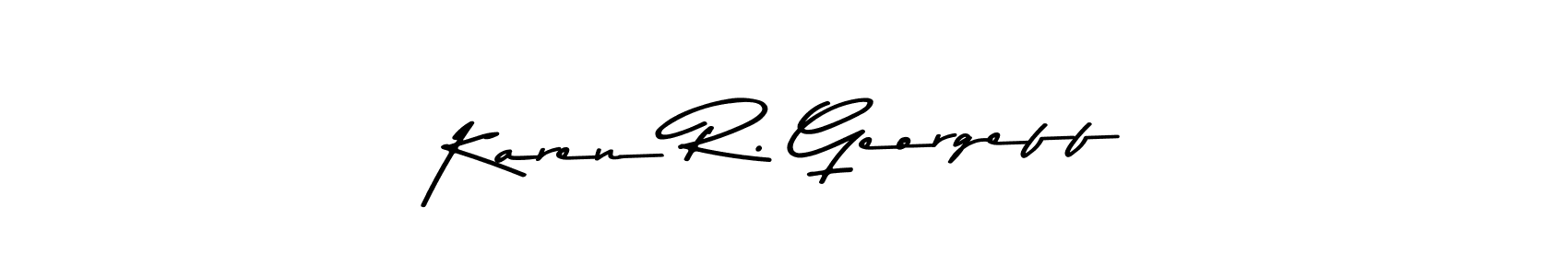 Check out images of Autograph of Karen R. Georgeff name. Actor Karen R. Georgeff Signature Style. Asem Kandis PERSONAL USE is a professional sign style online. Karen R. Georgeff signature style 9 images and pictures png