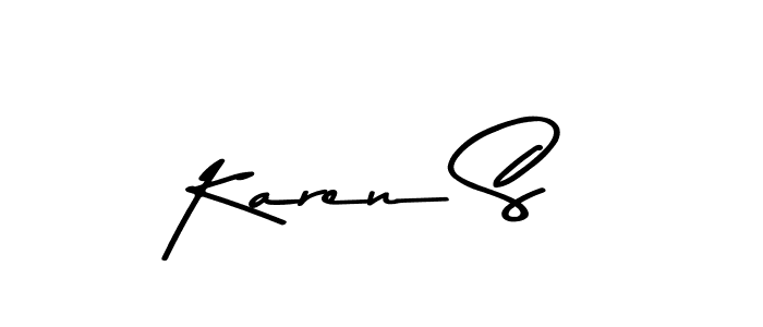 How to make Karen S signature? Asem Kandis PERSONAL USE is a professional autograph style. Create handwritten signature for Karen S name. Karen S signature style 9 images and pictures png