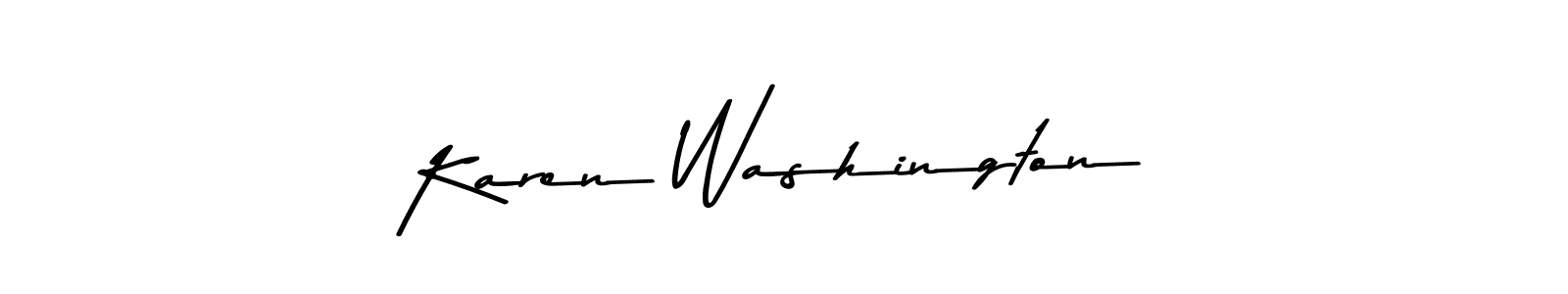 Use a signature maker to create a handwritten signature online. With this signature software, you can design (Asem Kandis PERSONAL USE) your own signature for name Karen Washington. Karen Washington signature style 9 images and pictures png