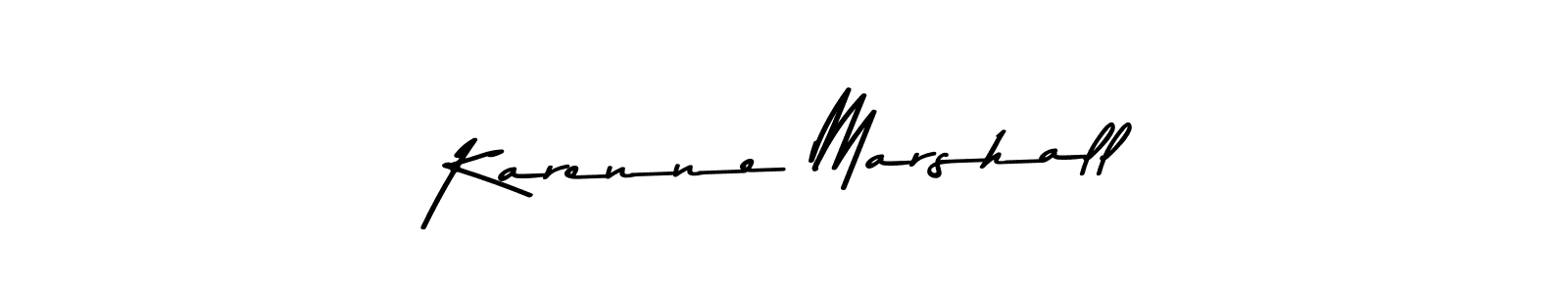 The best way (Asem Kandis PERSONAL USE) to make a short signature is to pick only two or three words in your name. The name Karenne Marshall include a total of six letters. For converting this name. Karenne Marshall signature style 9 images and pictures png