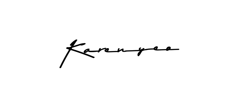 Also You can easily find your signature by using the search form. We will create Karenyeo name handwritten signature images for you free of cost using Asem Kandis PERSONAL USE sign style. Karenyeo signature style 9 images and pictures png