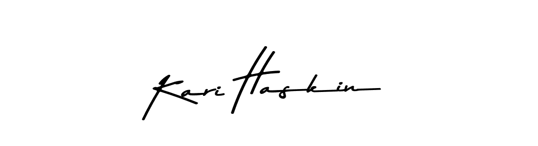 How to make Kari Haskin signature? Asem Kandis PERSONAL USE is a professional autograph style. Create handwritten signature for Kari Haskin name. Kari Haskin signature style 9 images and pictures png