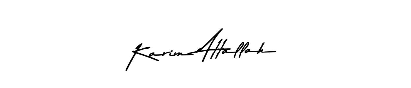 Also we have Karim Attallah name is the best signature style. Create professional handwritten signature collection using Asem Kandis PERSONAL USE autograph style. Karim Attallah signature style 9 images and pictures png