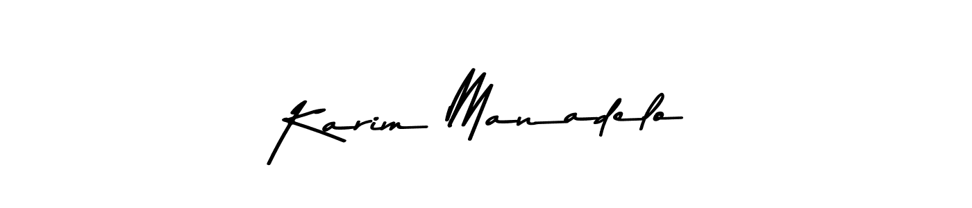 How to make Karim Manadelo signature? Asem Kandis PERSONAL USE is a professional autograph style. Create handwritten signature for Karim Manadelo name. Karim Manadelo signature style 9 images and pictures png