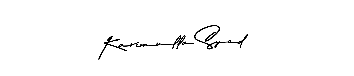 You should practise on your own different ways (Asem Kandis PERSONAL USE) to write your name (Karimulla Syed) in signature. don't let someone else do it for you. Karimulla Syed signature style 9 images and pictures png