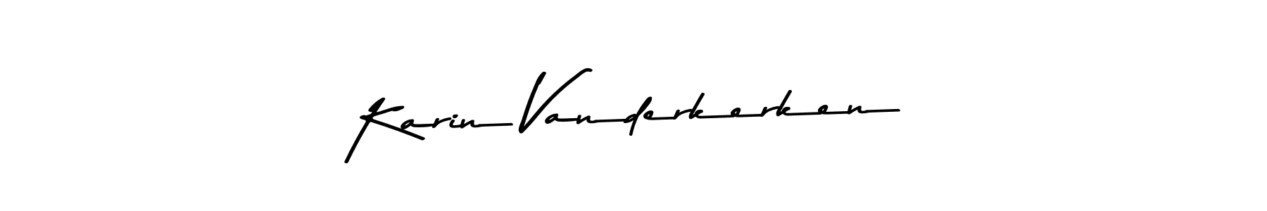 if you are searching for the best signature style for your name Karin Vanderkerken. so please give up your signature search. here we have designed multiple signature styles  using Asem Kandis PERSONAL USE. Karin Vanderkerken signature style 9 images and pictures png