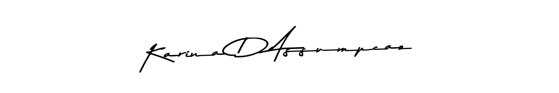 How to make Karina D Assumpcao signature? Asem Kandis PERSONAL USE is a professional autograph style. Create handwritten signature for Karina D Assumpcao name. Karina D Assumpcao signature style 9 images and pictures png