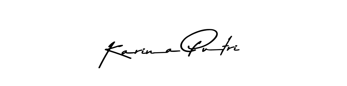 Use a signature maker to create a handwritten signature online. With this signature software, you can design (Asem Kandis PERSONAL USE) your own signature for name Karina Putri. Karina Putri signature style 9 images and pictures png