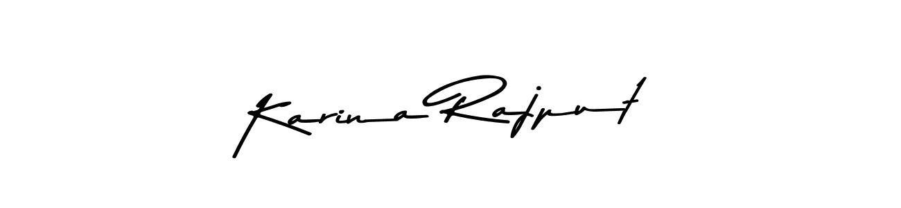 Design your own signature with our free online signature maker. With this signature software, you can create a handwritten (Asem Kandis PERSONAL USE) signature for name Karina Rajput. Karina Rajput signature style 9 images and pictures png