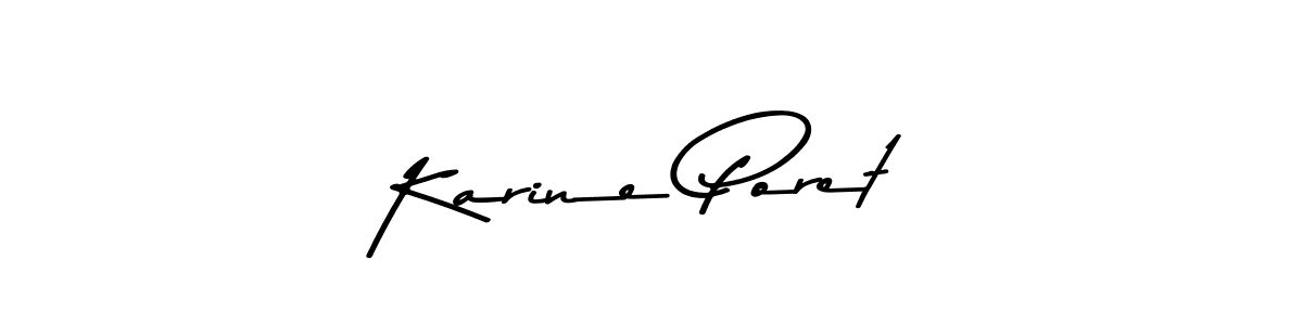 Make a short Karine Poret signature style. Manage your documents anywhere anytime using Asem Kandis PERSONAL USE. Create and add eSignatures, submit forms, share and send files easily. Karine Poret signature style 9 images and pictures png