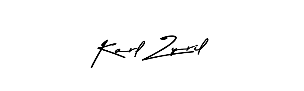 Create a beautiful signature design for name Karl Zyril. With this signature (Asem Kandis PERSONAL USE) fonts, you can make a handwritten signature for free. Karl Zyril signature style 9 images and pictures png