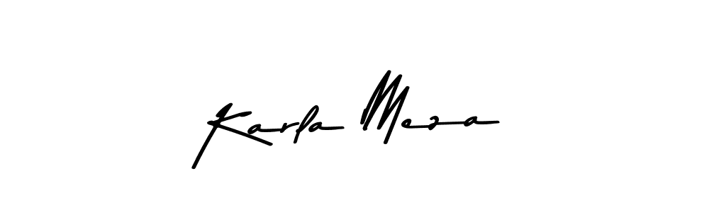 Karla Meza stylish signature style. Best Handwritten Sign (Asem Kandis PERSONAL USE) for my name. Handwritten Signature Collection Ideas for my name Karla Meza. Karla Meza signature style 9 images and pictures png