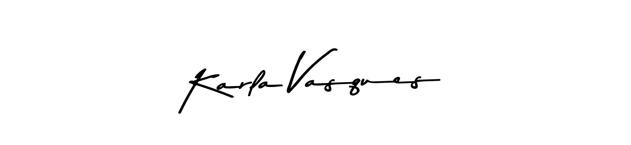 How to make Karla Vasques signature? Asem Kandis PERSONAL USE is a professional autograph style. Create handwritten signature for Karla Vasques name. Karla Vasques signature style 9 images and pictures png