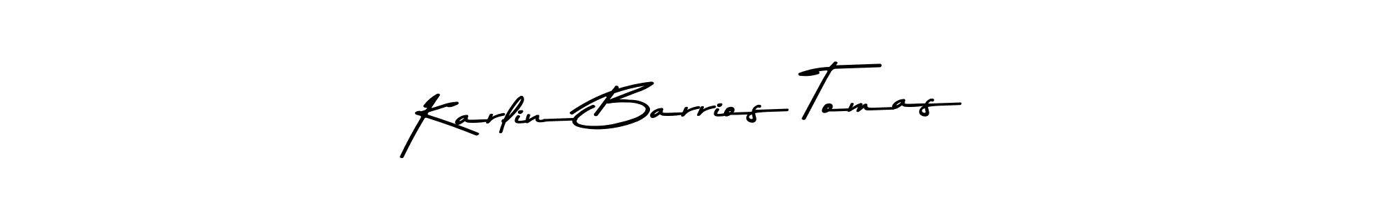 Also You can easily find your signature by using the search form. We will create Karlin Barrios Tomas name handwritten signature images for you free of cost using Asem Kandis PERSONAL USE sign style. Karlin Barrios Tomas signature style 9 images and pictures png