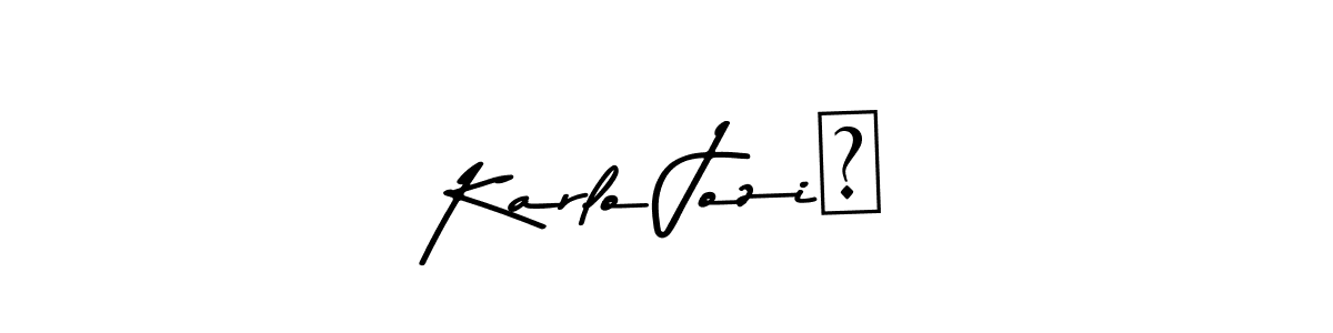 Also You can easily find your signature by using the search form. We will create Karlo Jozić name handwritten signature images for you free of cost using Asem Kandis PERSONAL USE sign style. Karlo Jozić signature style 9 images and pictures png