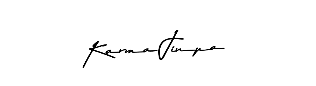 Similarly Asem Kandis PERSONAL USE is the best handwritten signature design. Signature creator online .You can use it as an online autograph creator for name Karma Jinpa. Karma Jinpa signature style 9 images and pictures png