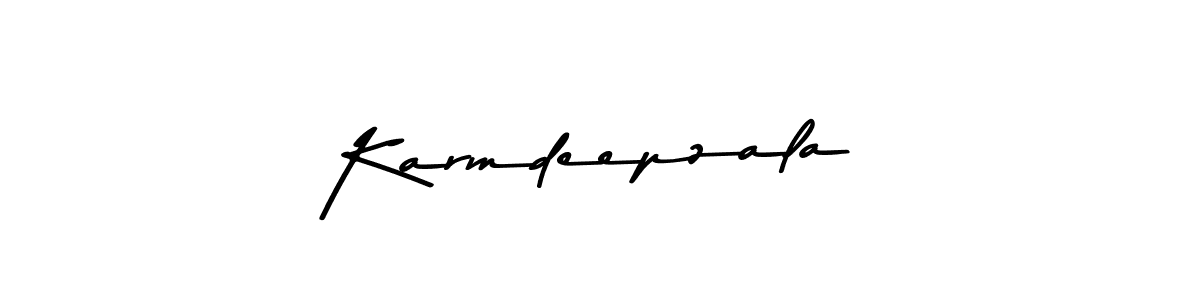 Karmdeepzala stylish signature style. Best Handwritten Sign (Asem Kandis PERSONAL USE) for my name. Handwritten Signature Collection Ideas for my name Karmdeepzala. Karmdeepzala signature style 9 images and pictures png