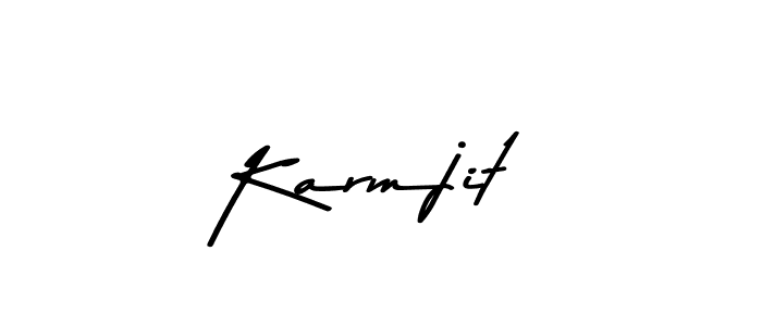 Also we have Karmjit name is the best signature style. Create professional handwritten signature collection using Asem Kandis PERSONAL USE autograph style. Karmjit signature style 9 images and pictures png