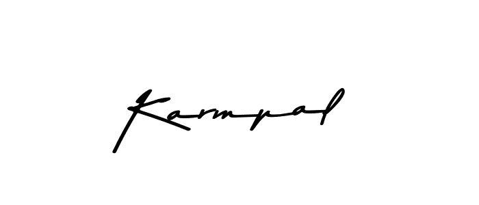 Also we have Karmpal name is the best signature style. Create professional handwritten signature collection using Asem Kandis PERSONAL USE autograph style. Karmpal signature style 9 images and pictures png