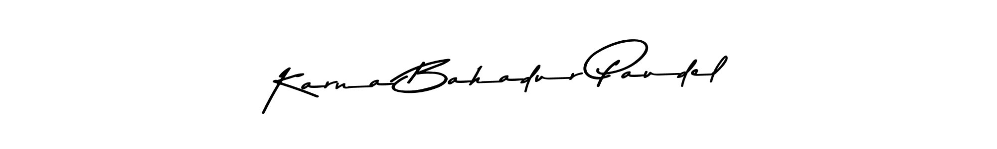 Similarly Asem Kandis PERSONAL USE is the best handwritten signature design. Signature creator online .You can use it as an online autograph creator for name Karna Bahadur Paudel. Karna Bahadur Paudel signature style 9 images and pictures png