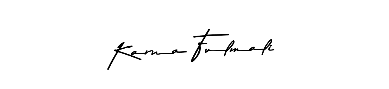 How to Draw Karna Fulmali signature style? Asem Kandis PERSONAL USE is a latest design signature styles for name Karna Fulmali. Karna Fulmali signature style 9 images and pictures png