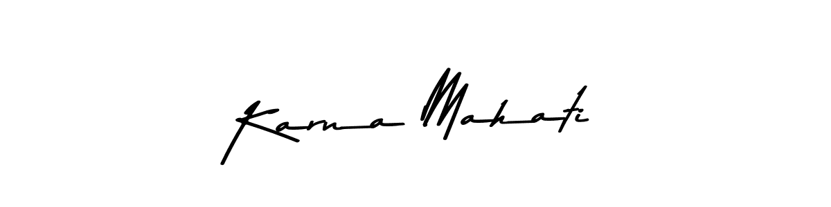 It looks lik you need a new signature style for name Karna Mahati. Design unique handwritten (Asem Kandis PERSONAL USE) signature with our free signature maker in just a few clicks. Karna Mahati signature style 9 images and pictures png