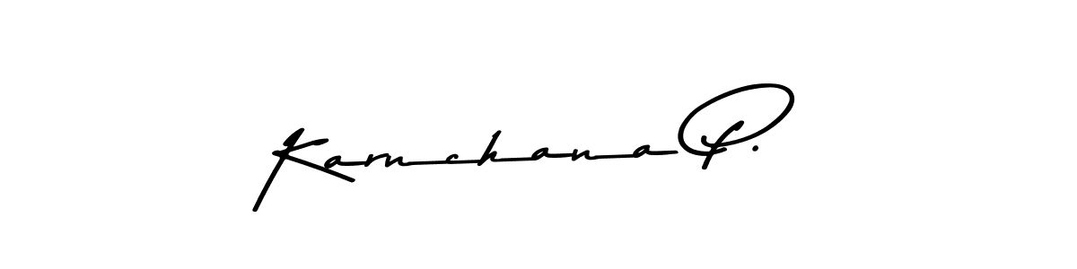 Make a beautiful signature design for name Karnchana P.. Use this online signature maker to create a handwritten signature for free. Karnchana P. signature style 9 images and pictures png