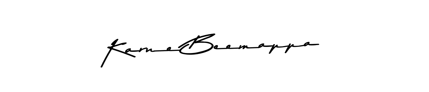 Design your own signature with our free online signature maker. With this signature software, you can create a handwritten (Asem Kandis PERSONAL USE) signature for name Karne Beemappa. Karne Beemappa signature style 9 images and pictures png