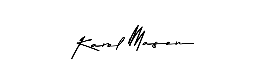 The best way (Asem Kandis PERSONAL USE) to make a short signature is to pick only two or three words in your name. The name Karol Mason include a total of six letters. For converting this name. Karol Mason signature style 9 images and pictures png